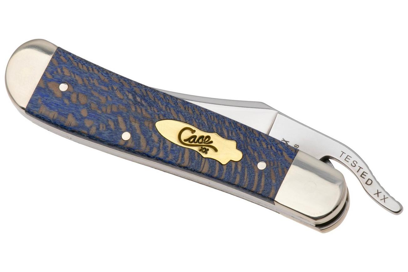 Case RussLock Smooth Blue Sycamore Wood, 63734, 71953L SS zakmes