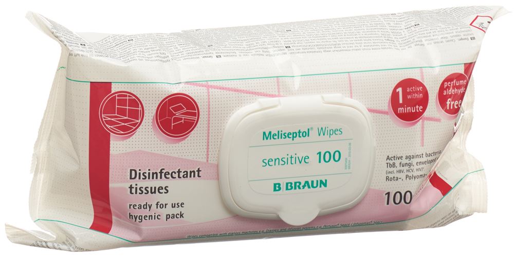 MELISEPTOL Wipes<br>1 Stück, sensitive 100 (Flowpack)