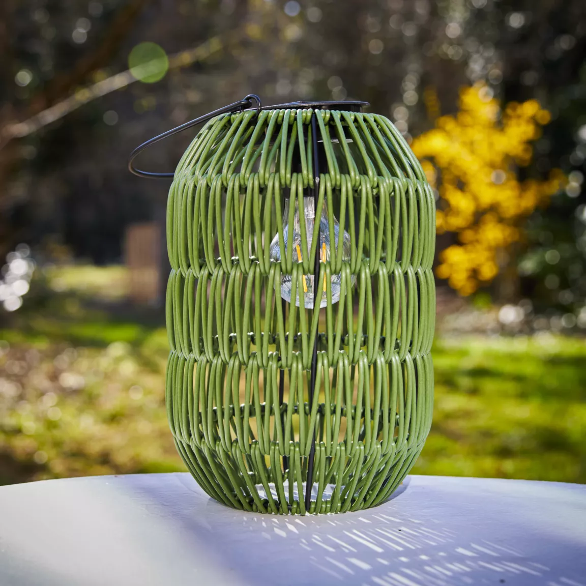 Lanterne de jardin solaire LED (H24,5 cm) Toscane Vert