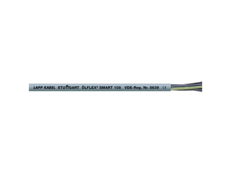 LAPP ÖLFLEX® SMART 108 Styreledning 7 G 1 mm² Grå 12070099/100 100 m