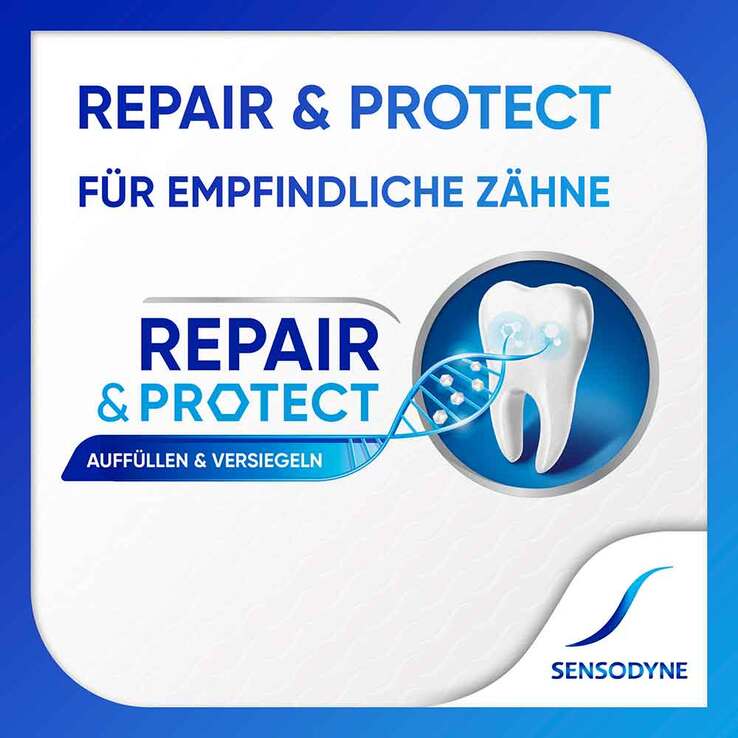 Sensodyne Repair & Protect whitening Zahnpasta, 75 ml