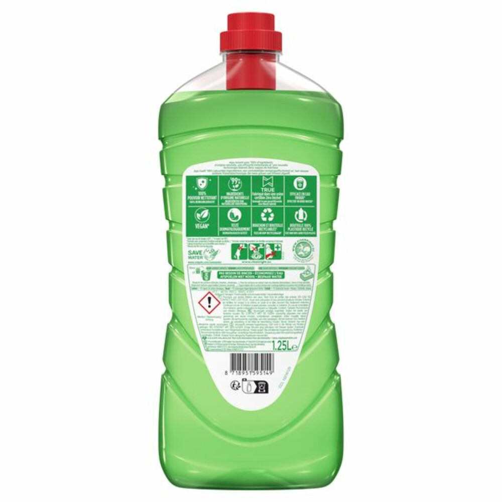 12x Ajax Allesreiniger Limoen1,25 liter