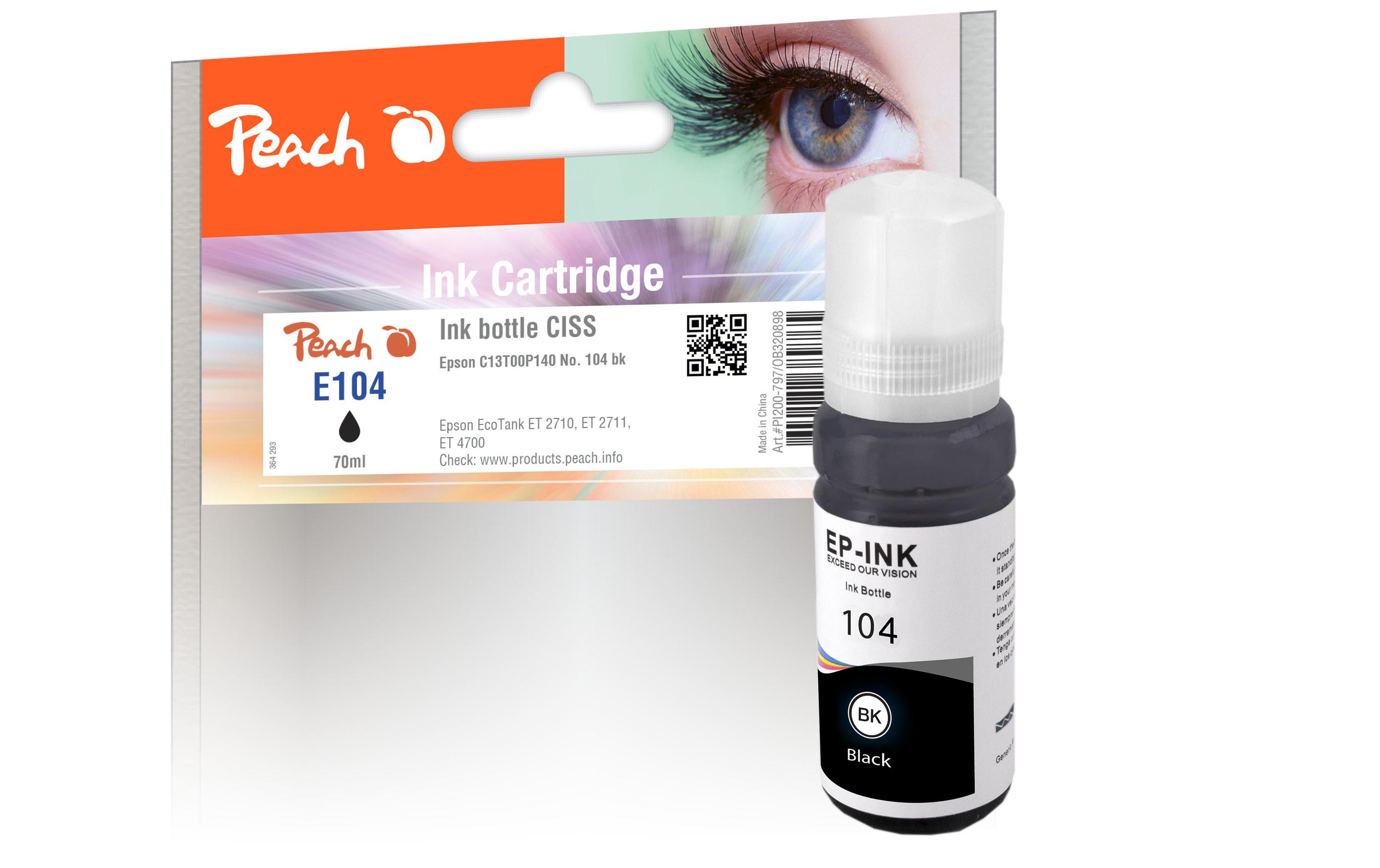 Tinte Epson 104 (C13T00P140) BlackTinte, Black