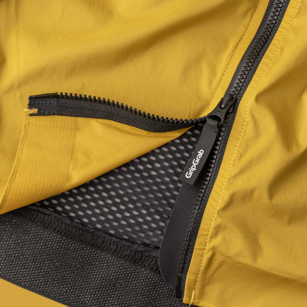 GripGrab PACR vindtæt cykelvest Mustard Yellow dame