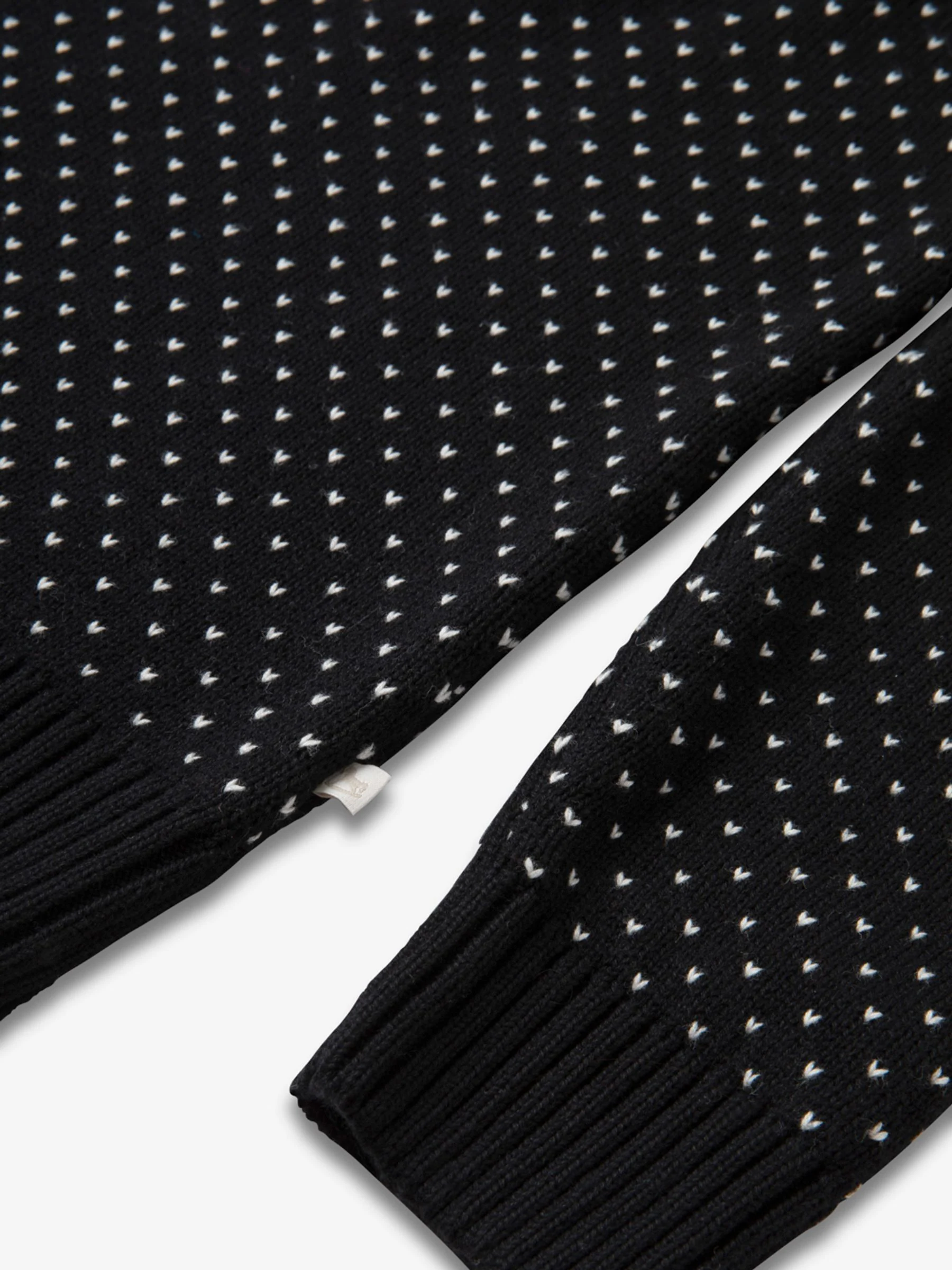 Zwart - The Little Tailor kersttrui met rendierfairislepatroon