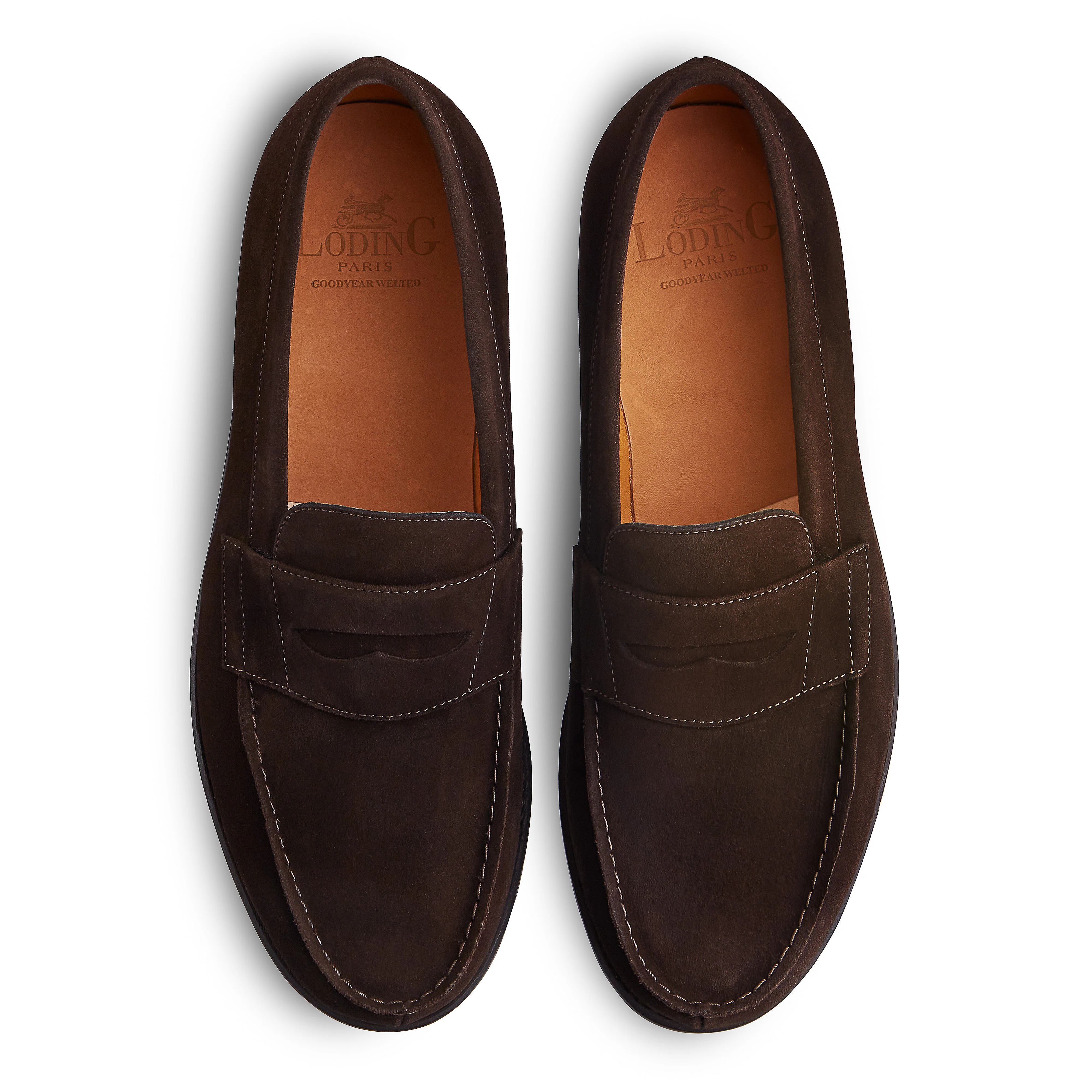 Mocassin Sulky 300 veau velours marron