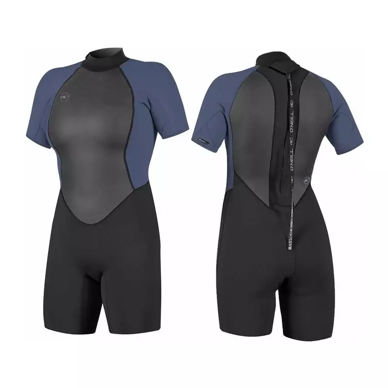 Shorty femme O NEILL Reactor II 2mm BZ Noir / Cobalt