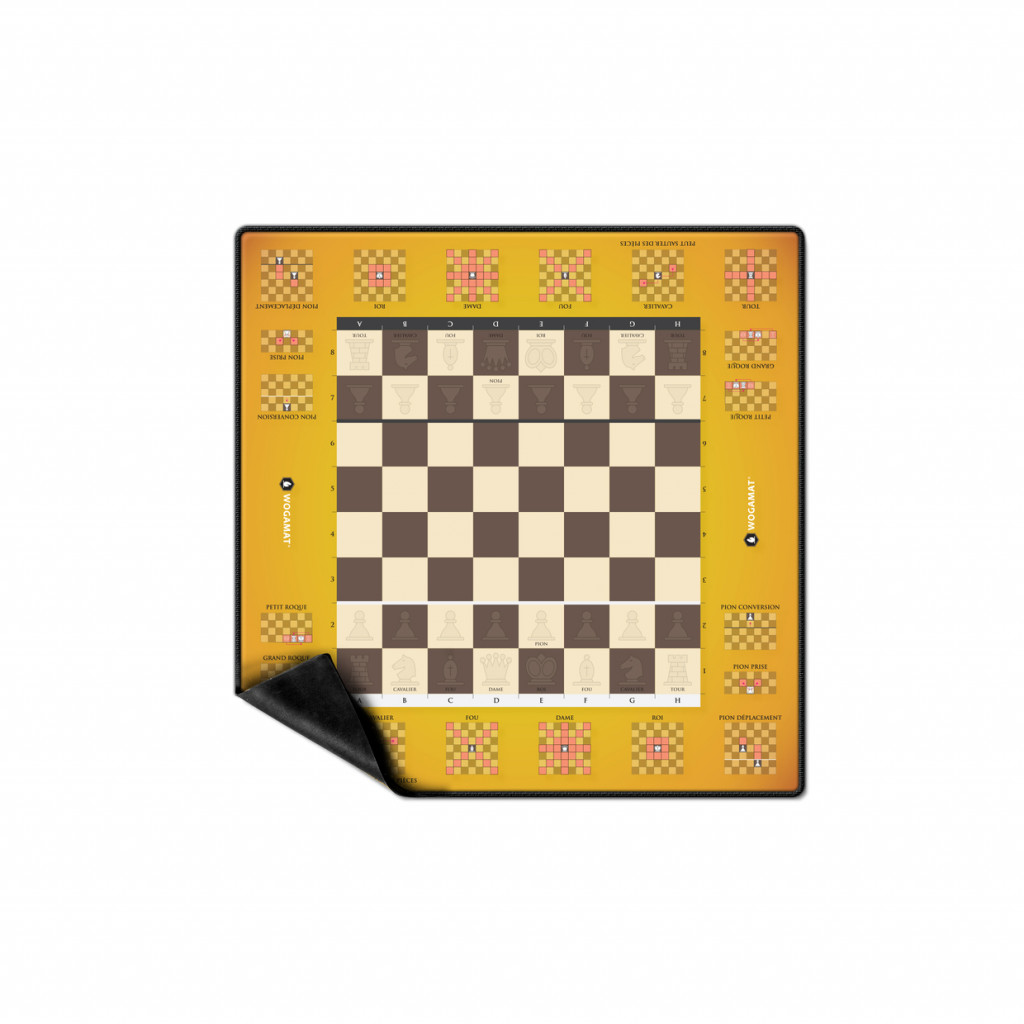 Tapis Échecs Pédagogique (50x50cm)