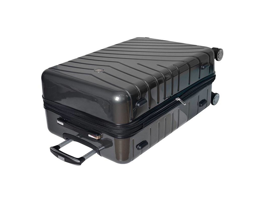 MALA DE VIAGEM GRANDE RÍGIDA AIRPORT CINZENTO ESCURO 8 RODAS 75CM