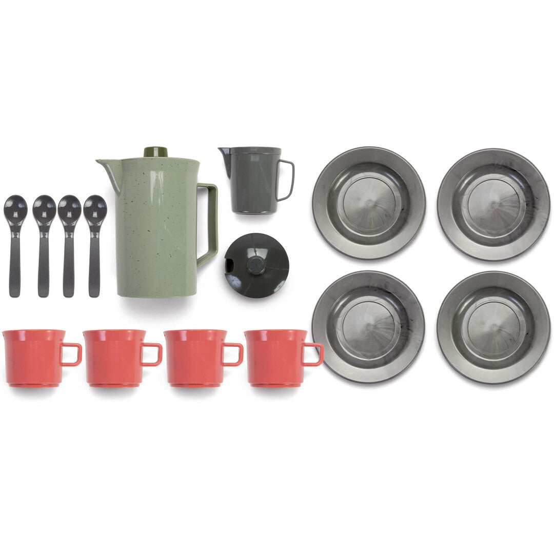 Dantoy green bean koffieset - 17-delig