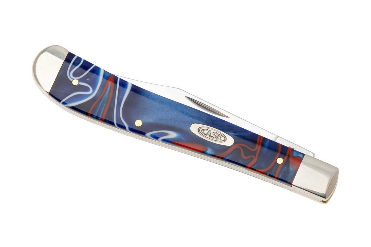 Case Slimline Trapper Smooth Patriotic Kirinite, 11229, 101048 SS zakmes