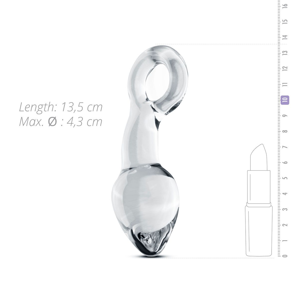 Gildo *Handmade Glass Buttplug* Nr. 13