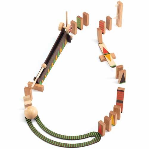 Djeco kettingreactiespel zig & go - 27st