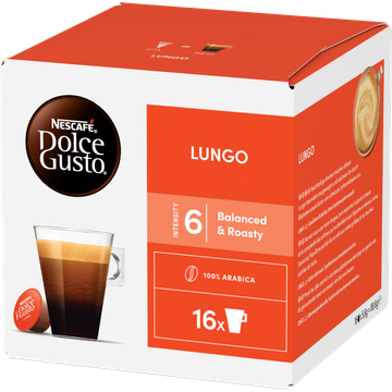 NESCAFÉ Dolce Gusto, Koffiecapsules Lungo, 16 cups, 89.6 gr