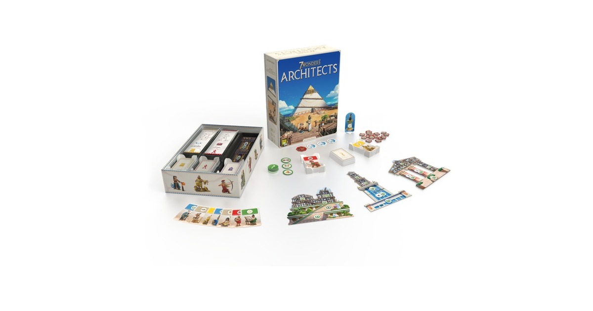 Asmodee7 Wonders: Architects Bordspel  (Nederlands, 2 - 7 spelers, 25 minuten, Vanaf 8 jaar)
