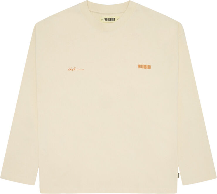 Woodbird WBJouls 8410 L/S Tee Off white