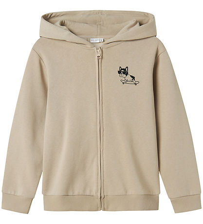 Name It Cardigan m. Kapuze - NkmVallen - Reines Kaschmir/Skate