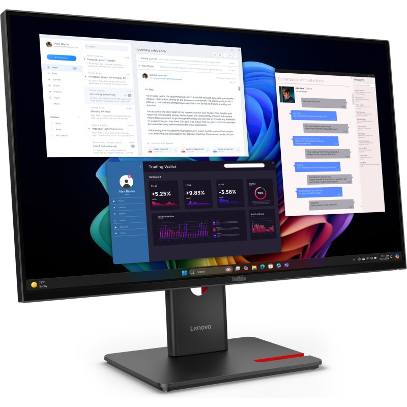 Lenovo ThinkVision T27UD-40 Moniteur