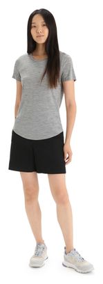 T-shirt Manches Courtes Femme Icebreaker Sphere II Mérinos Gris