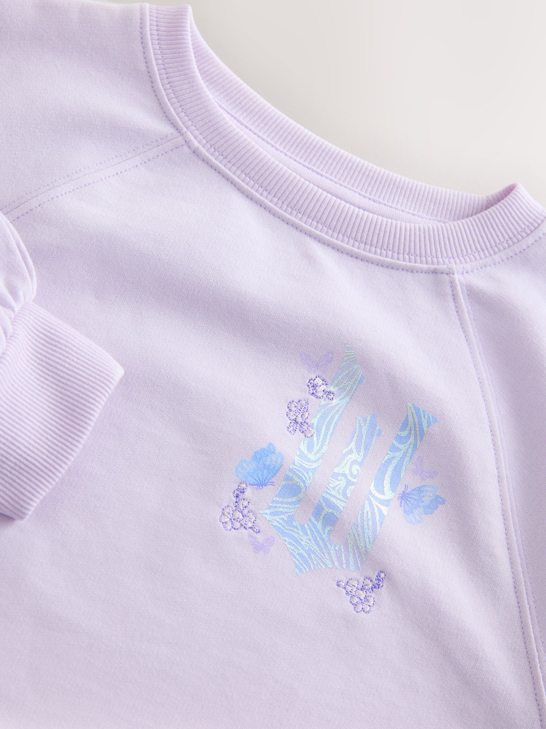 Purple Wicked - Long Sleeve Sweat Top (3-16yrs)