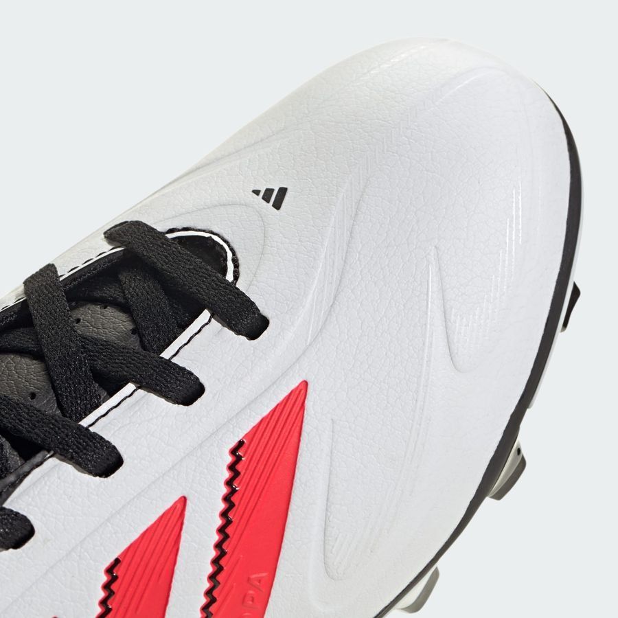 adidas Copa Pure Club III FxG Pure Victory - Blanc/Lucid Red/Noir Enfant