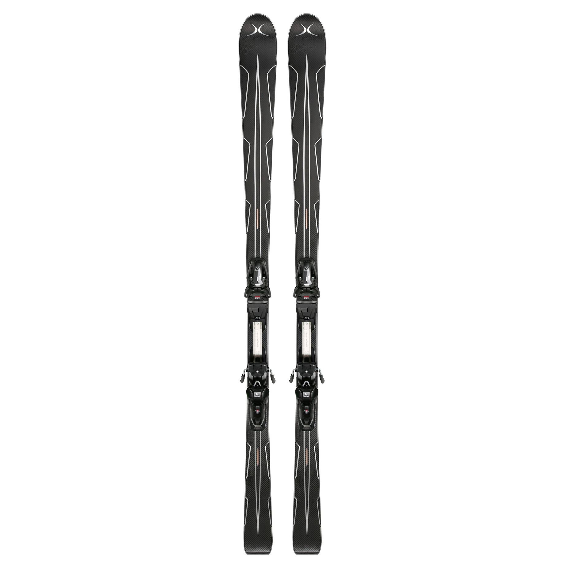 Indigo| Herren Allround-Skier DAMAST VT04 inkl. Bindung SUPERFLEX PREMIUM EDITION