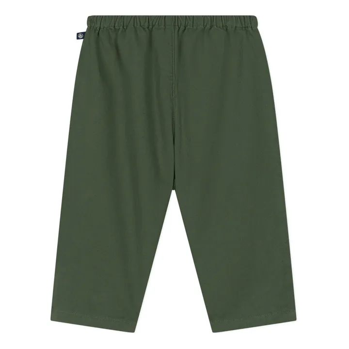 Petit Bateau Sarouel Mikelo Coton Lin | Vert