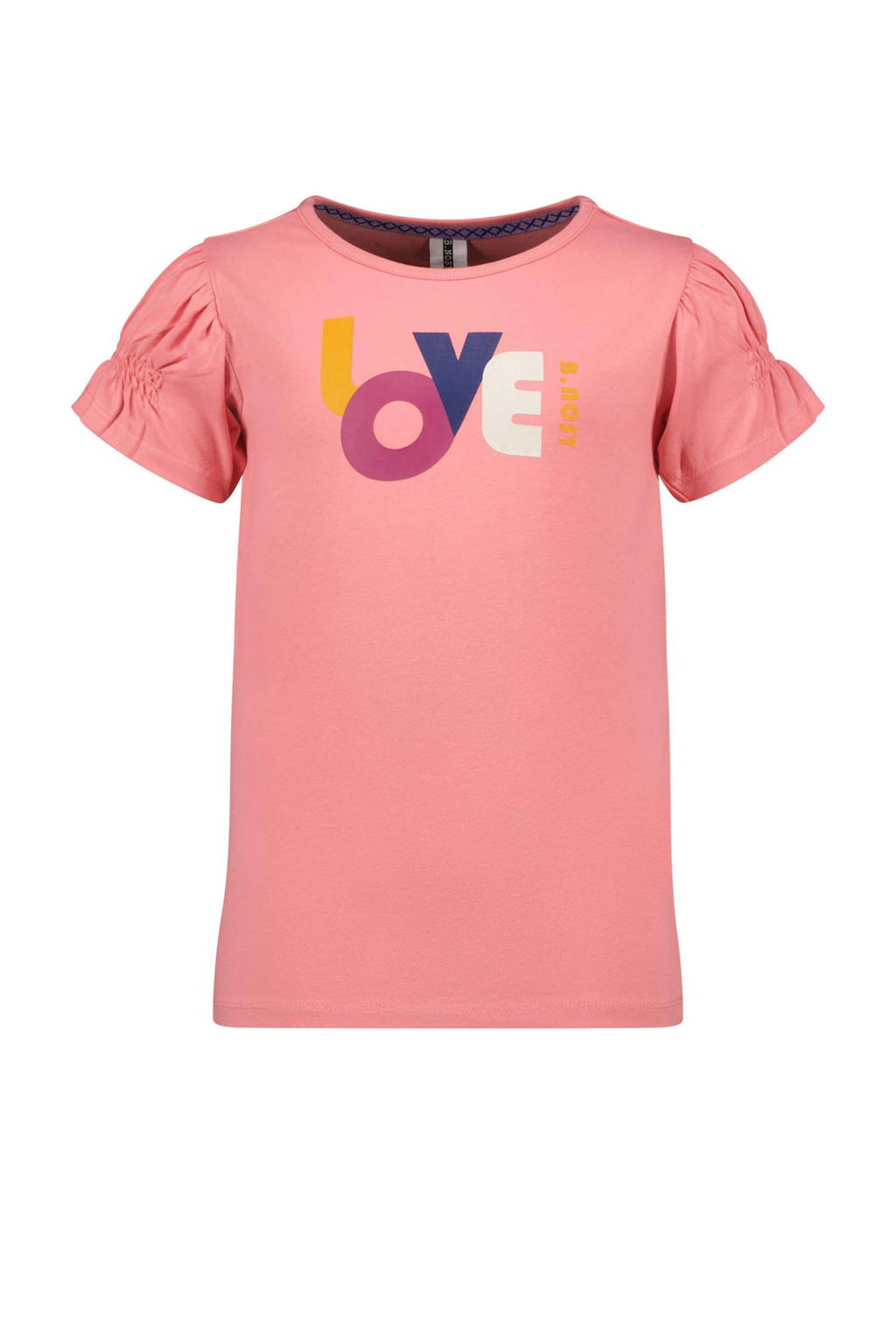 B.Nosy T-shirt met tekst roze