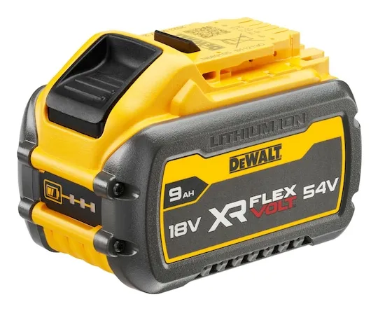DeWALT DCB547X2-XJ, Batteri, 9 At, 54 V, DeWalt, Discharge overcurrent, Overophedning, Overbelastning, 2 stk