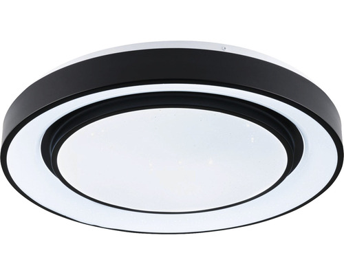 Dimbare LED-lamp 40W 1500 lm 2700-6500 K Ø 45 cm SpacyColor frameloos zwart + afstandsbediening + RGB + sterrenhemel