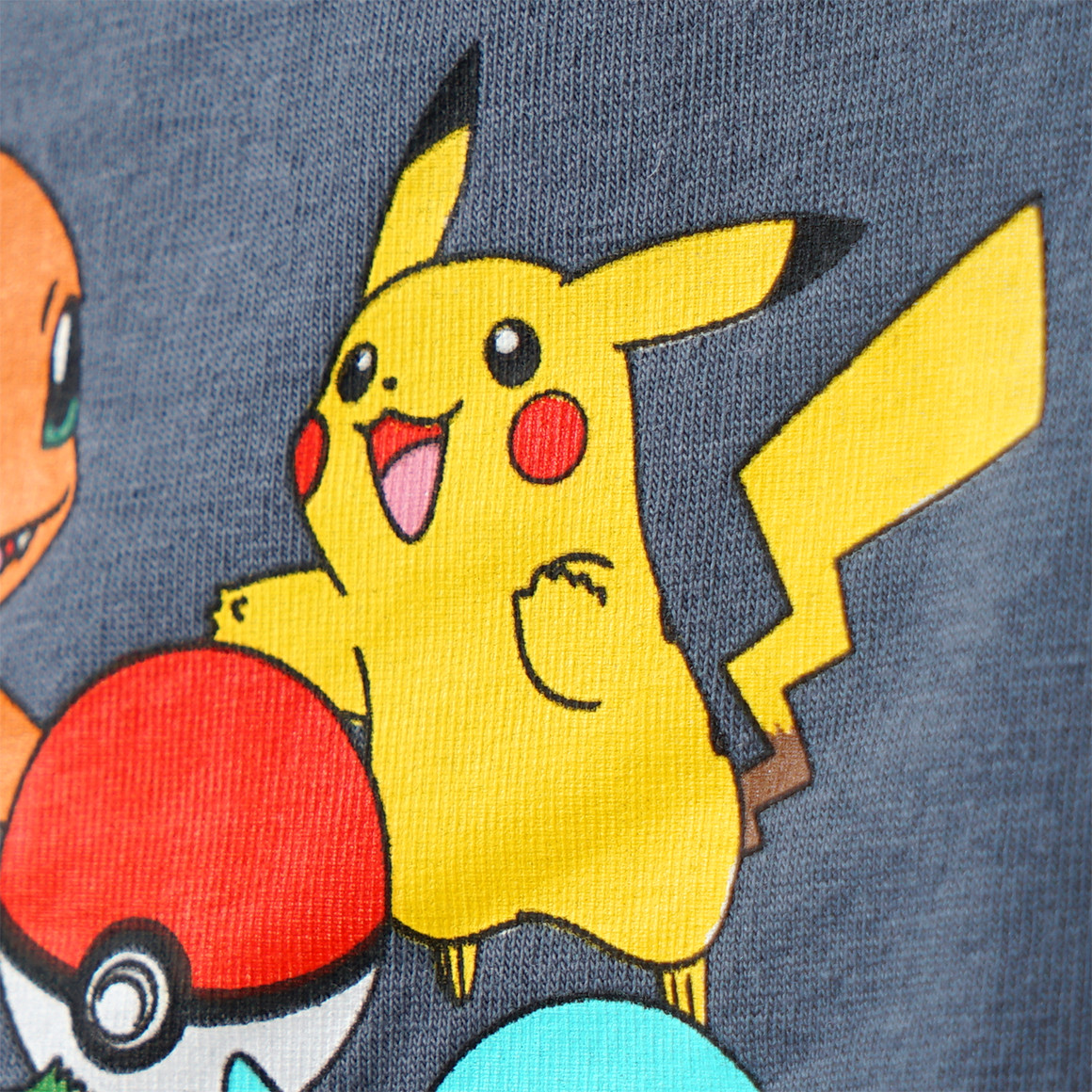 Topolino 2 Pokémon Unterhemden mit Print blaugrau / hellgrau