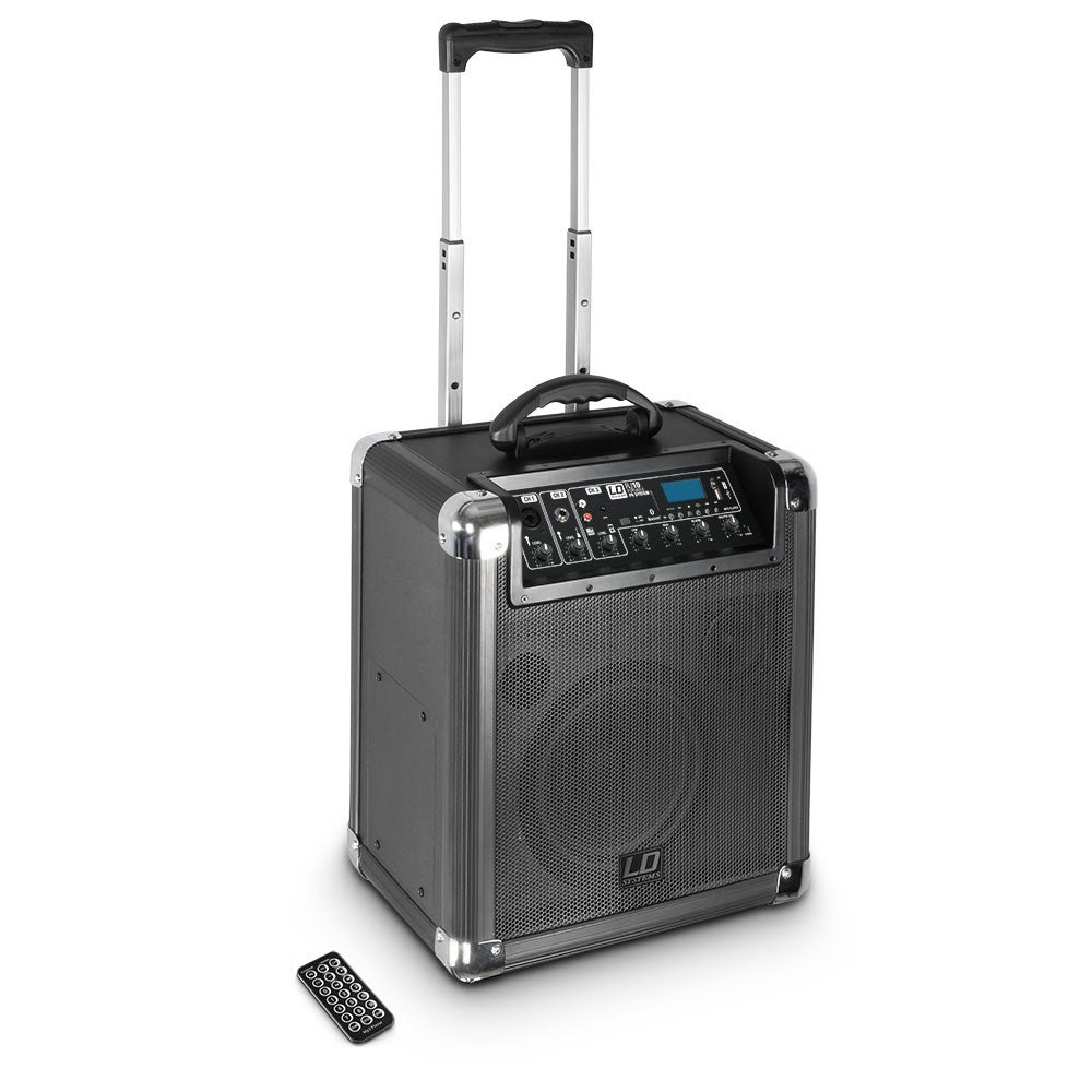 LD Systems Roadjack 10 mobiele geluidsset met mixer op accu