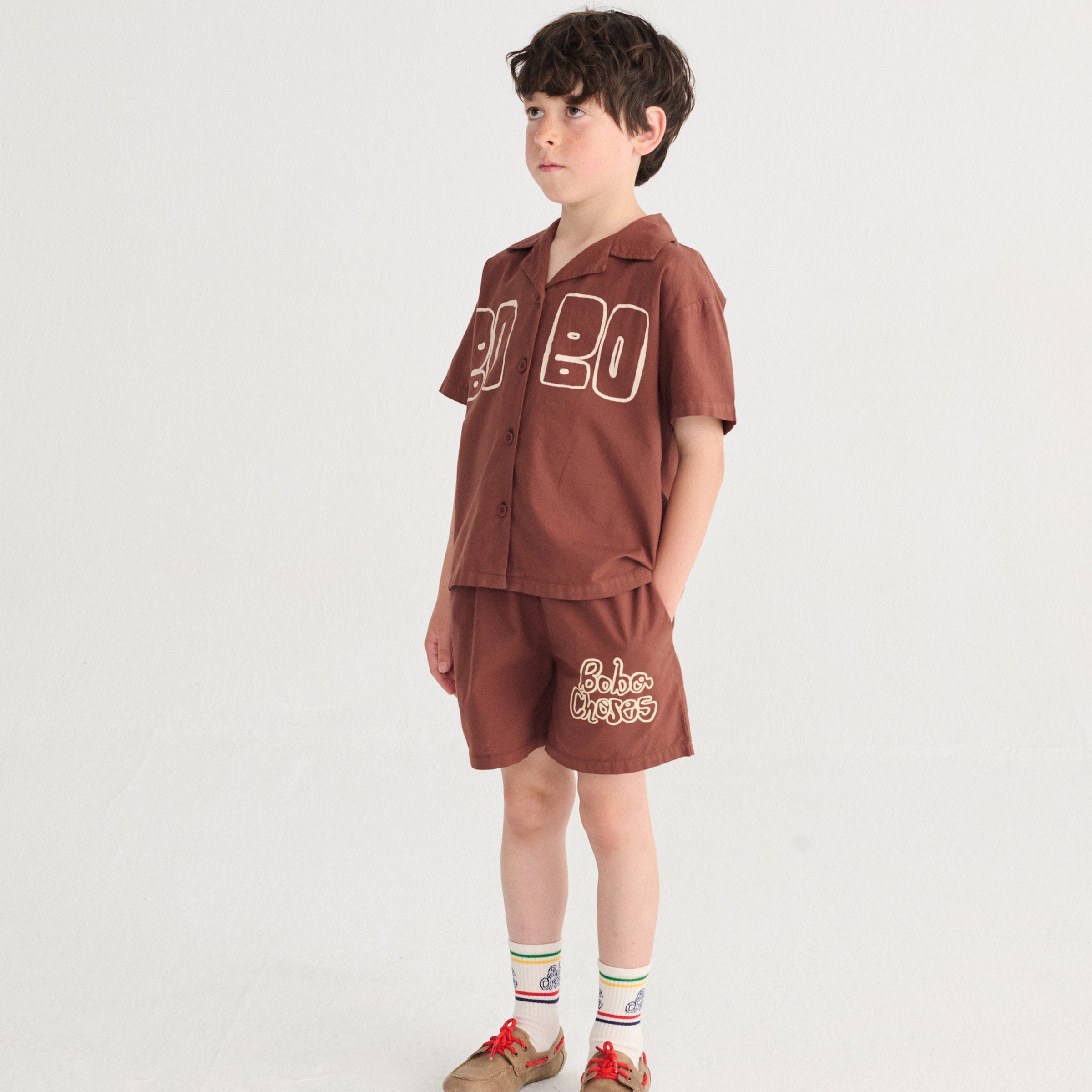 Bermudashorts Bobo Choses By Hand Brown