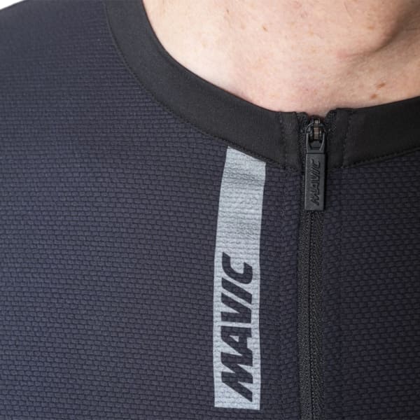Maillot vélo MAVIC ESSENTIAL JERSEY BLACK WHITE