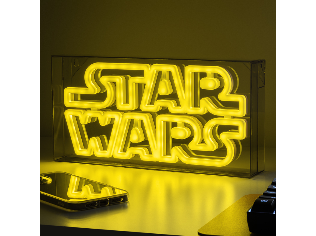 CANDEEIRO NEON LED STAR WARS
