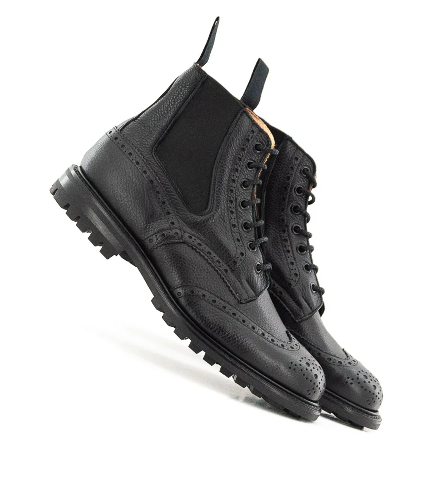 TRICKERS - ELLIS BOOTS BLACK