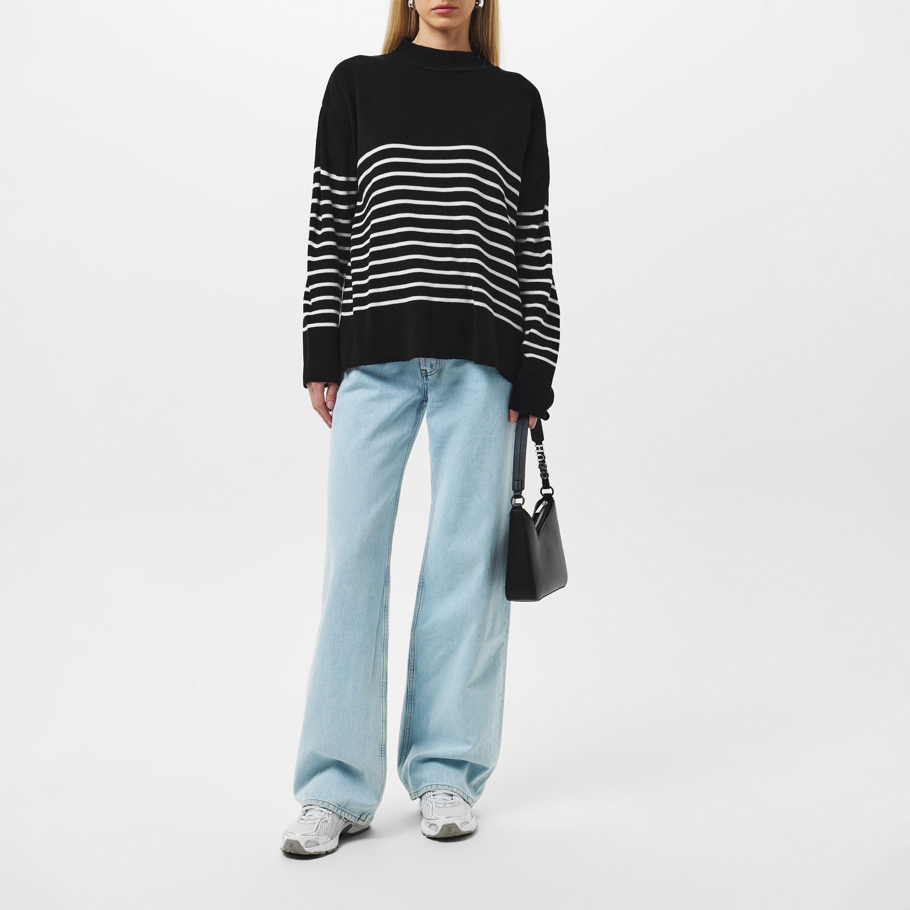 Missy Empire High Neck Oversized Long Sleeve Jumper