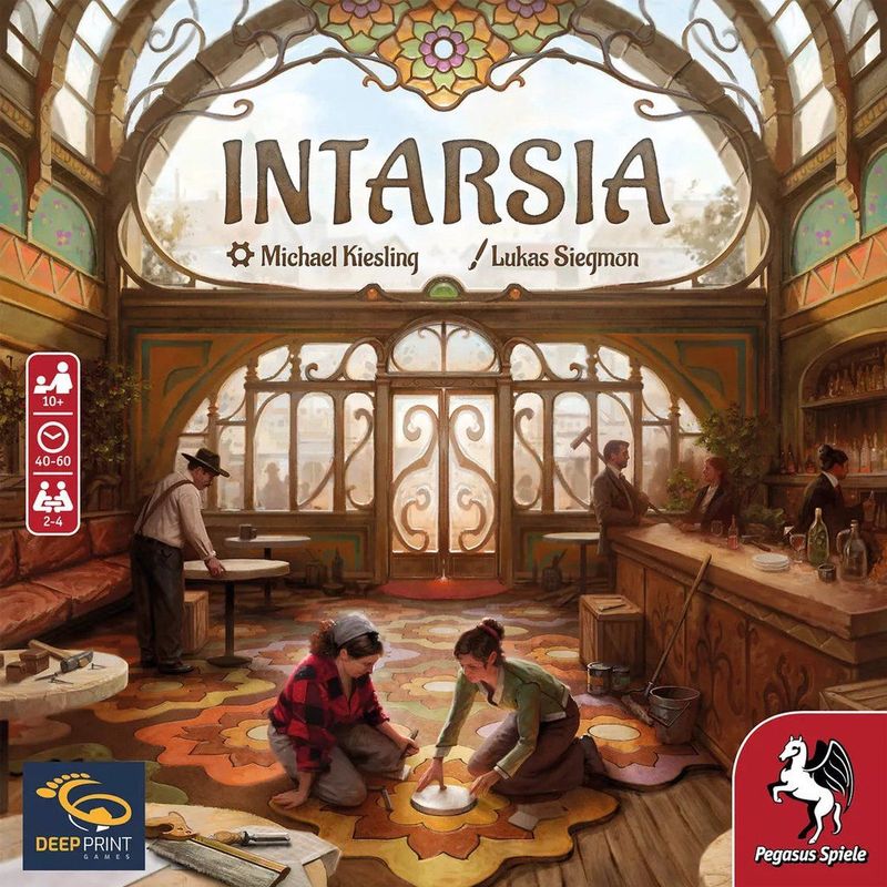 Bordspel - Intarsia - Hout - Strategisch Spel