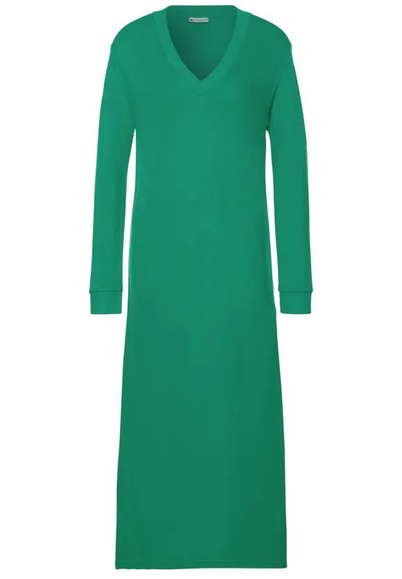 Strick Maxikleid - fresh spring green