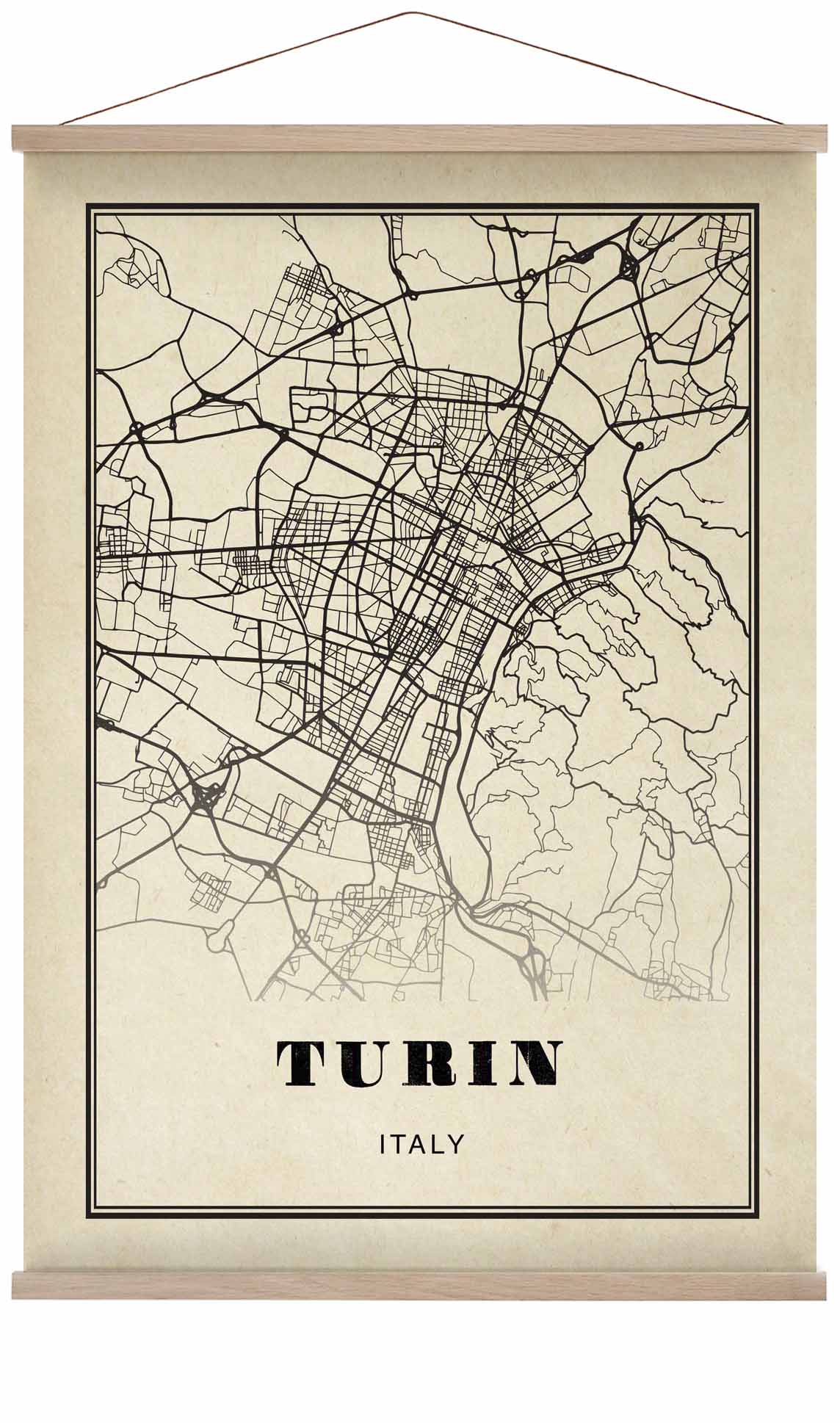 Turin Stadt Sepia