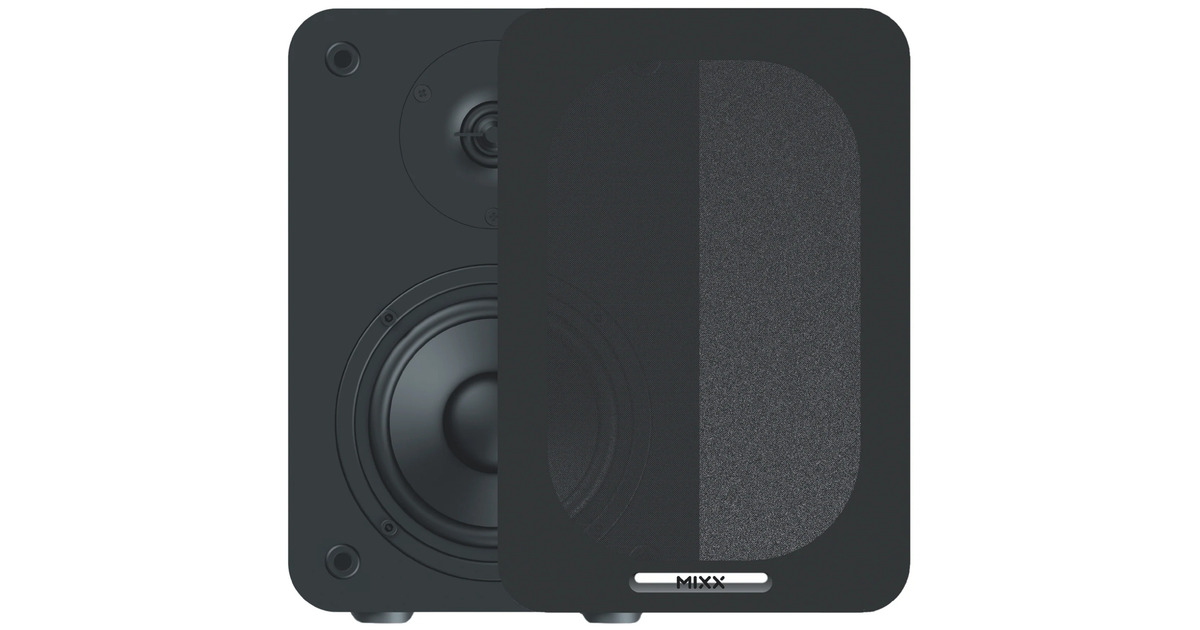 MIXXAnalog System 5 Vinyl platenspeler + Speakers  (Zwart, 33/45 RPM)
