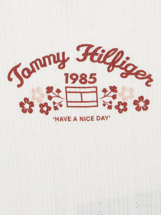 Tommy Hilfiger FLOWER POINTELLE 3 PACK GIFTBOX Ancient white flower allover