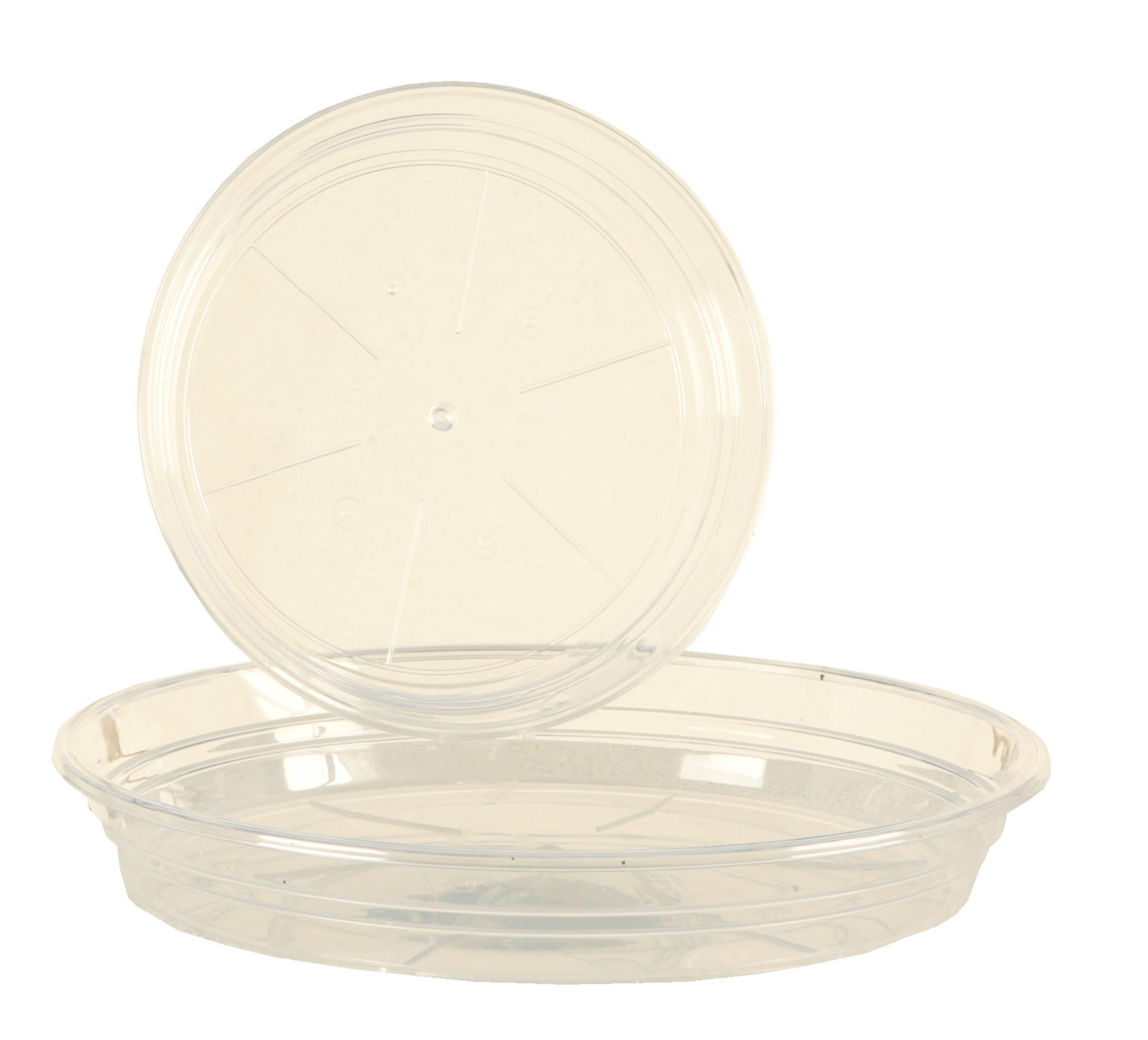 SOUCOUPE RONDE D.17CM TRANSPARENT