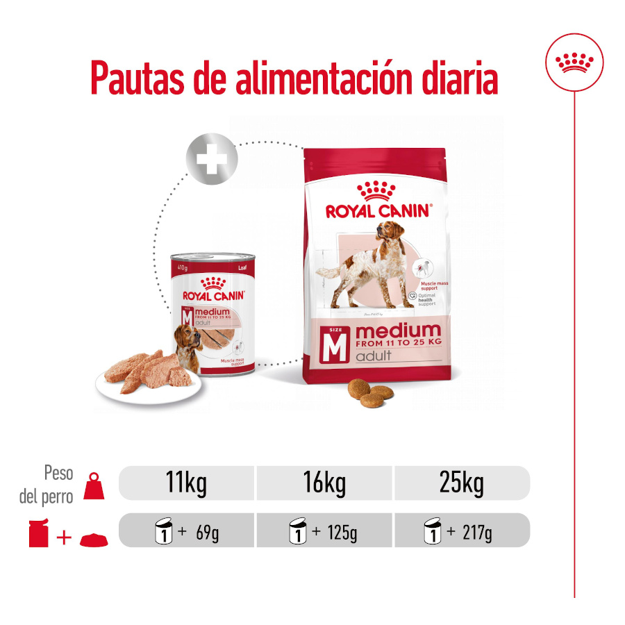 Patê Royal Canin para Cães Adultos de Porte Médio em Lata