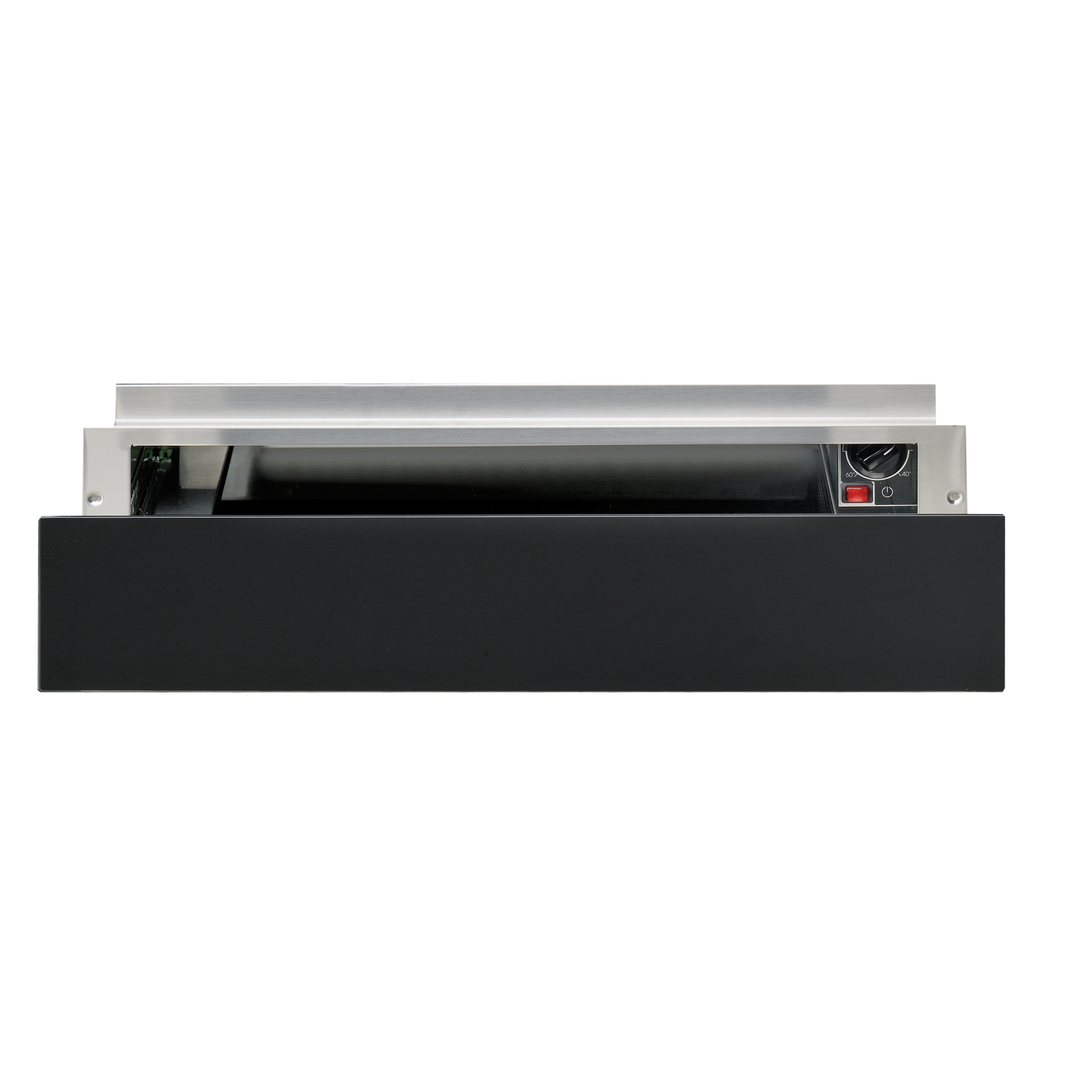 BAUKNECHT Wärmeschublade WD 180 SW - Schwarzglas