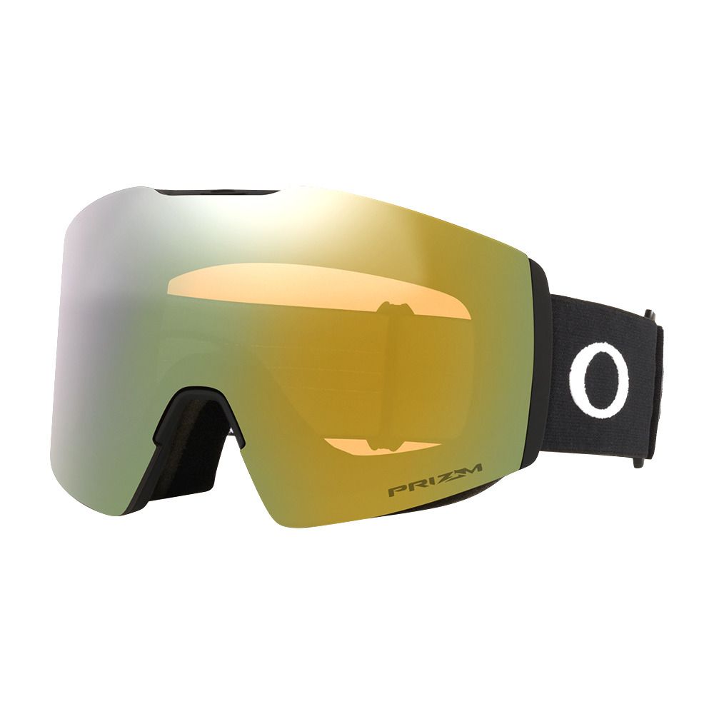 Oakley FALL LINE L - Masque de ski matte black/prizm sage gold