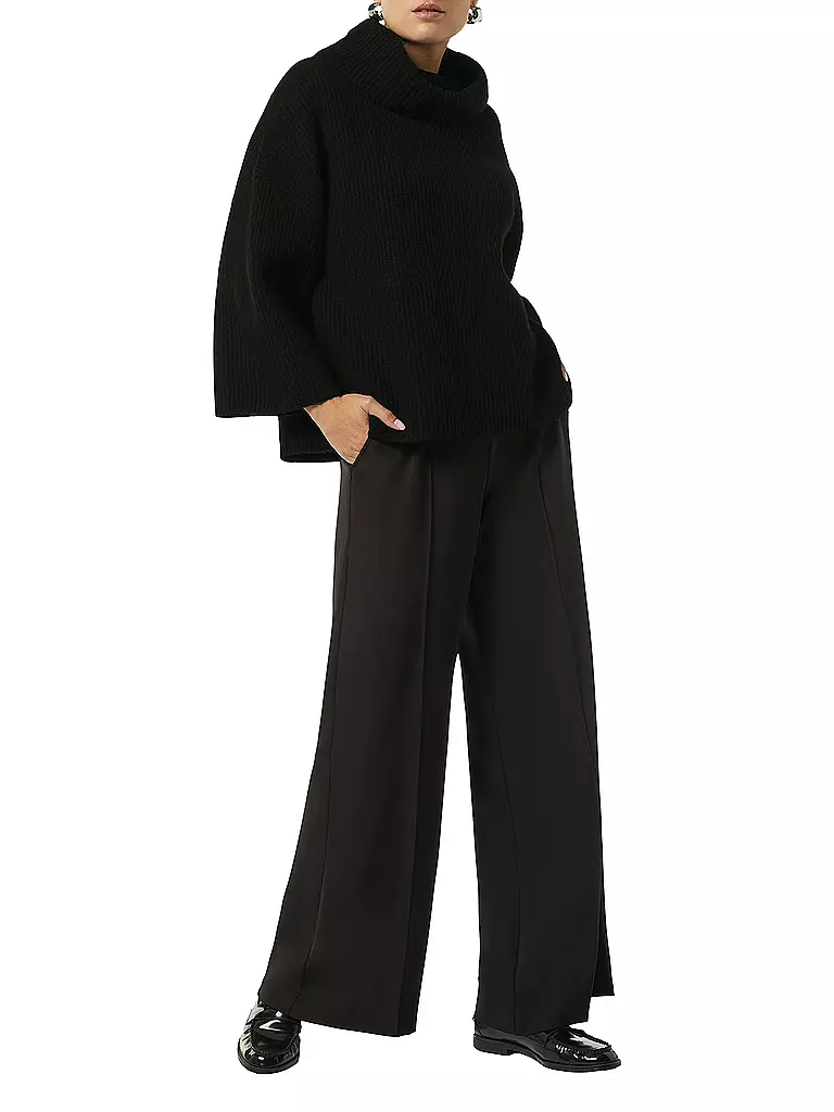 COMMA Rollkragenpullover  schwarz