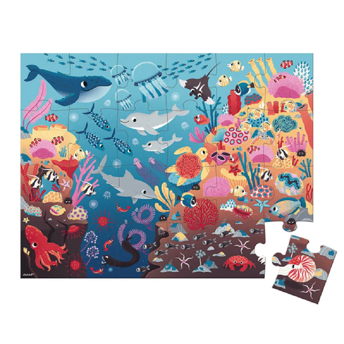 Juratoys-Janod Janod Puzzle Magique Océan