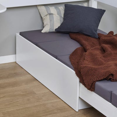 Hoppekids Sengemodul 80x200, Hvit