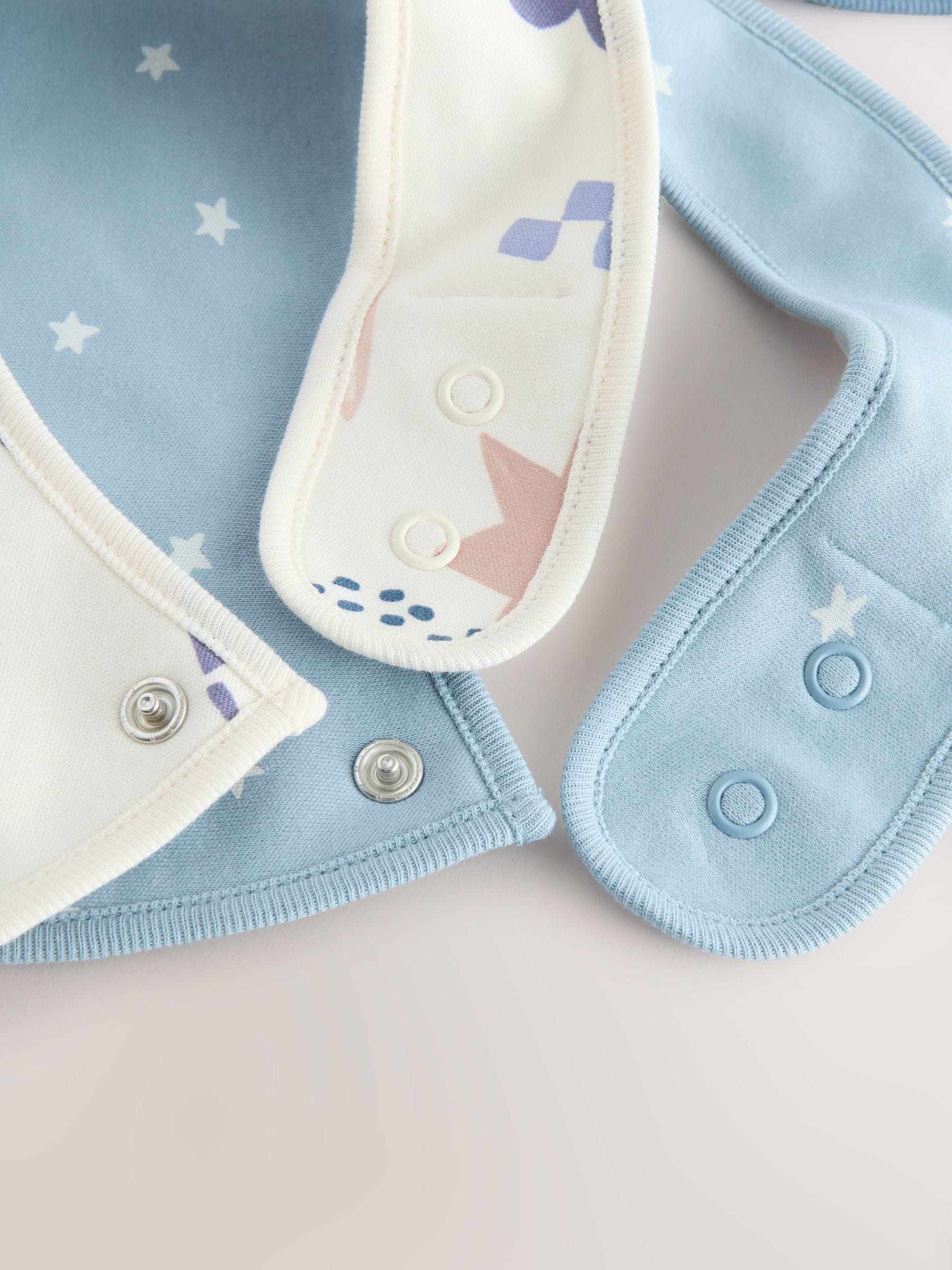 Multi - Verpakking met 5 babyslabbetjes